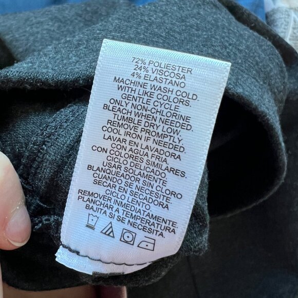 ELLEN TRACY | Charcoal Pencil Skirt with Side Detail - Picture 3 of 7